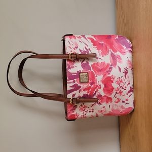 Anne Klein Pink Floral Purse Handbag